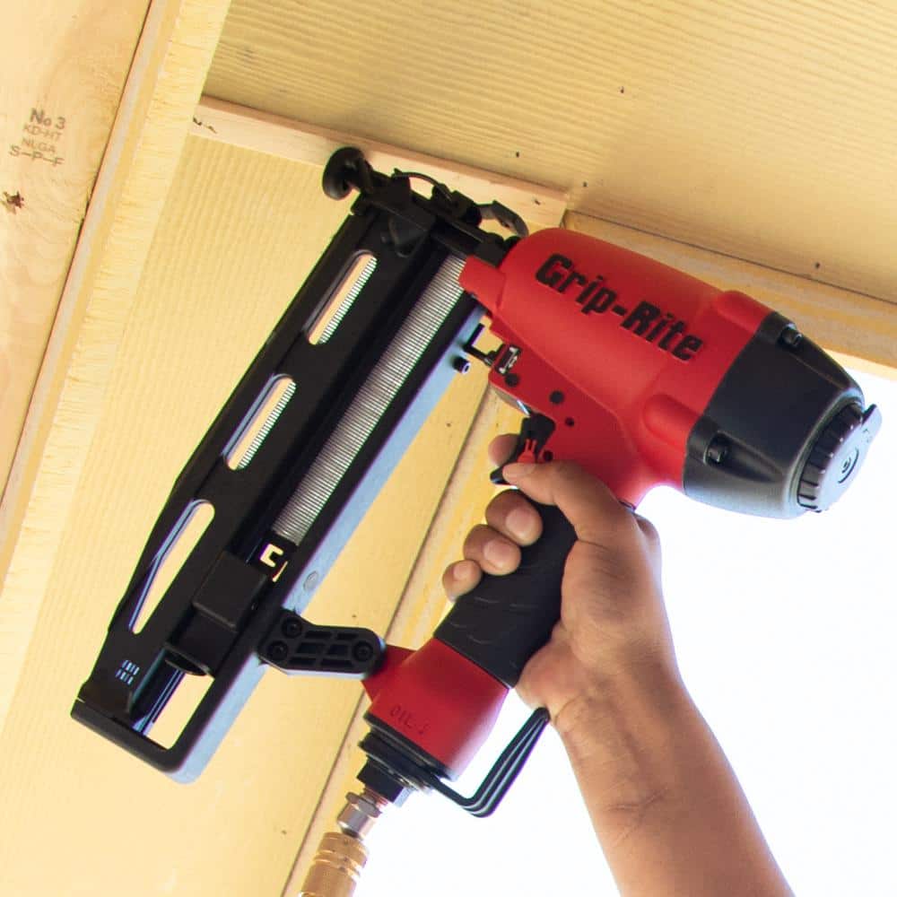 Grip-Rite 2-1/2 in. 16-Gauge Straight Finish Pneumatic Nailer (3)