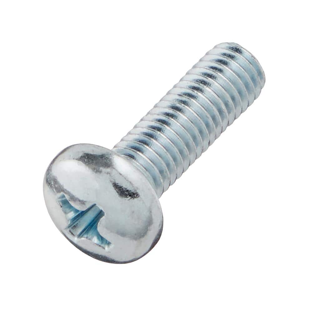Everbilt M5-0.8 x 16mm Zinc Pan Head Phillips Drive Machine Screw 4-Pieces