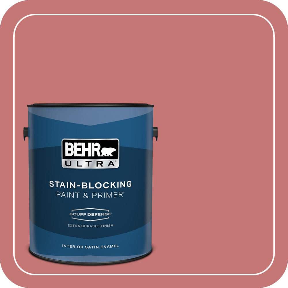 BEHR PREMIUM PLUS #150D-5 Deep Bloom Flat Interior/Exterior Paint & Primer Color Sample (1)