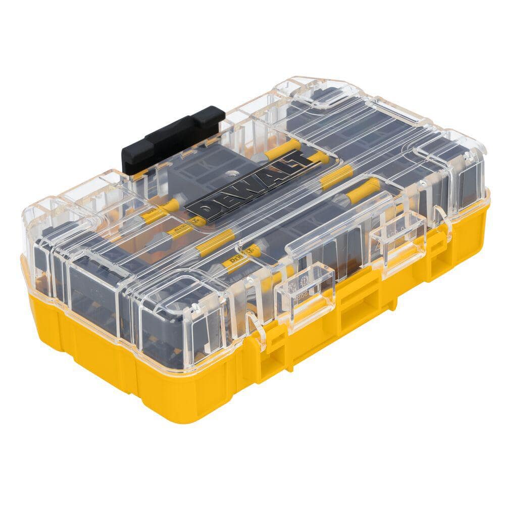 DEWALT Maxfit Ultra 1/4 in. Hex Steel Screwdriving Bit Set (30-Piece) and Black and Gold Twist Drill Bit Set (15-Piece) (3)