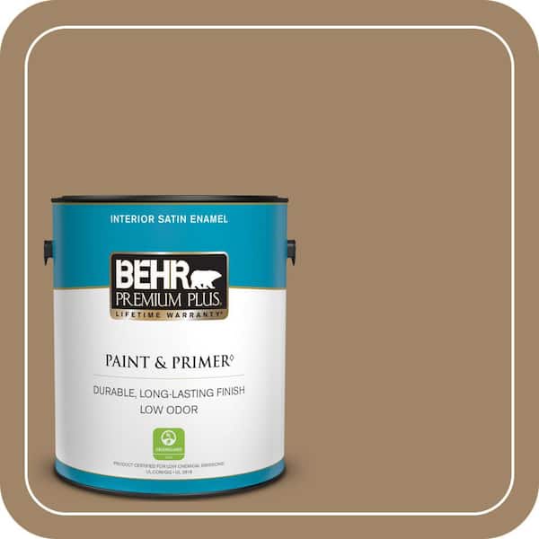 BEHR PREMIUM PLUS Home Decorators Collection #HDC-NT-28 Soft Bronze Enamel Low Odor & Primer (2)