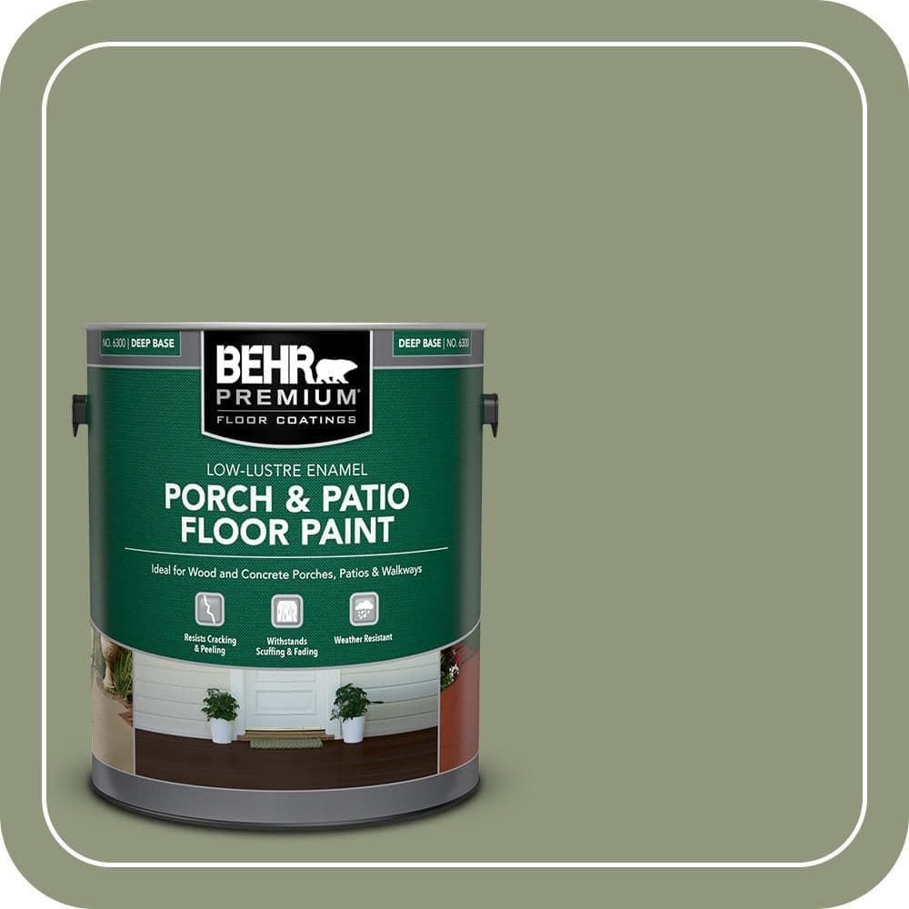 BEHR PREMIUM #ECC-63-1 Textured Low-Lustre Enamel Interior/Exterior Porch and Patio Anti-Slip Floor Paint (1)