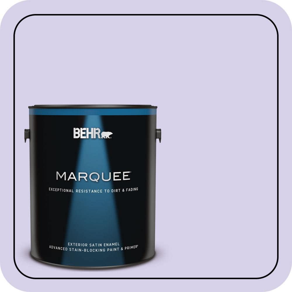 BEHR MARQUEE 1 gal. #P560-2 Air Castle Satin Enamel Exterior Paint & Primer