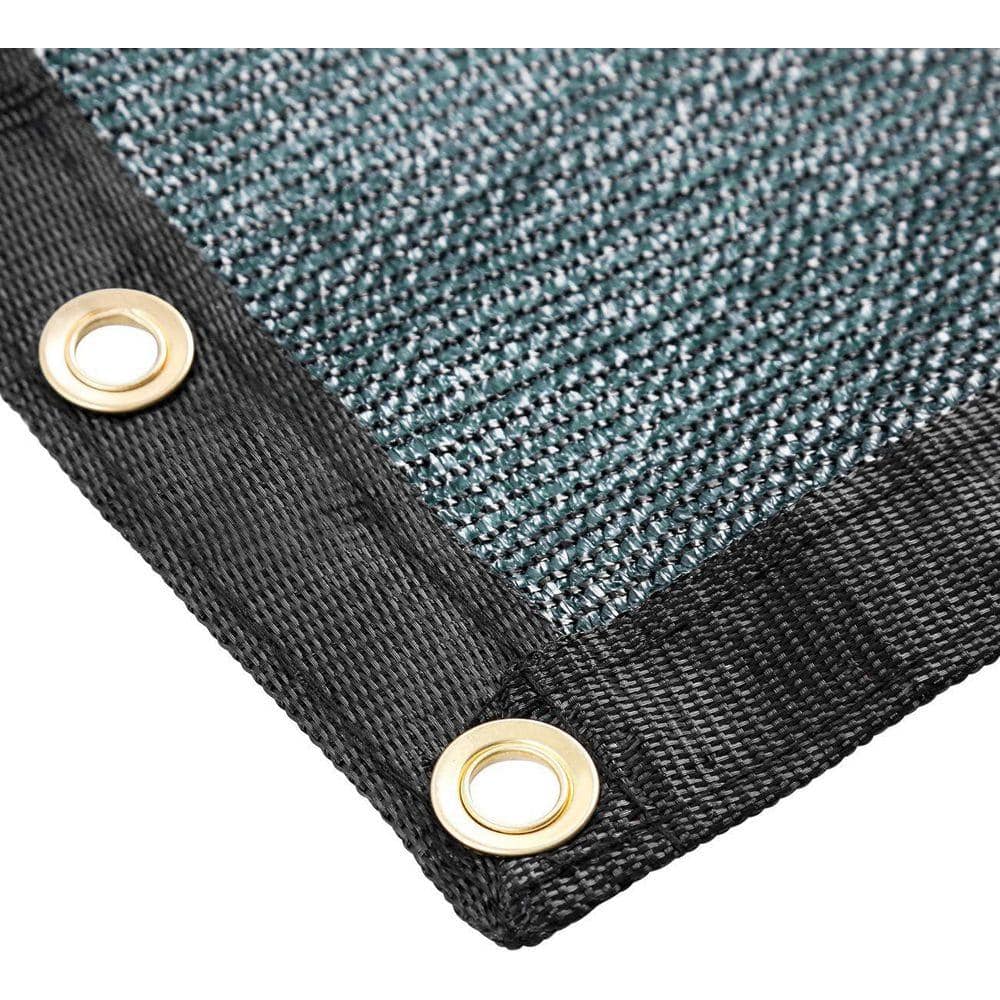 KIWDZFU 6 x 50 ft. Green Privacy Screen Fence Heavy Duty Mesh Shade Net Cover for Wall Garden Yard Backyard (3)