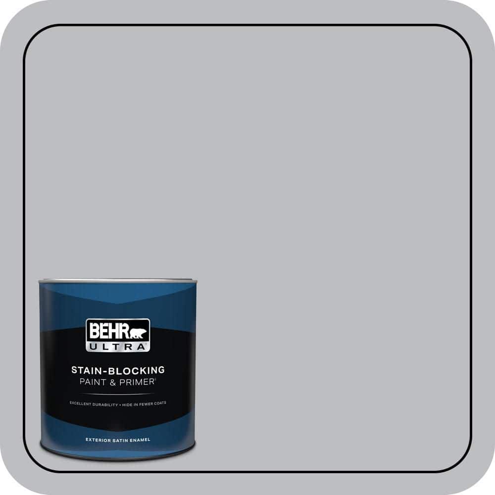 BEHR ULTRA 1 qt. #N530-3 High Speed Access Satin Enamel Exterior Paint & Primer
