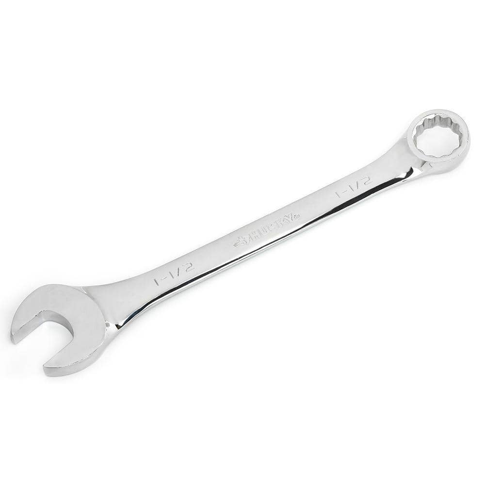Husky 1-1/2 in. 12-Point SAE Full Polish Combination Wrench