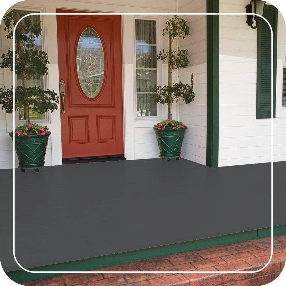 BEHR PREMIUM #N500-6 Low-Lustre Enamel Interior/Exterior Porch and Patio Floor Paint (2)