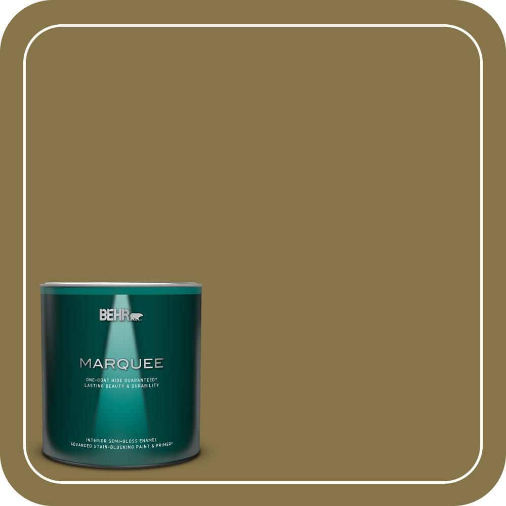 BEHR MARQUEE 1 qt. #PPU6-20 Eden Prairie Semi-Gloss Enamel Interior Paint & Primer
