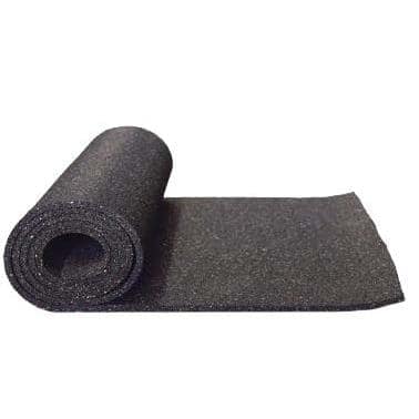 Survivor SportFloor Isometric Black 48 in. x 12 in. x 0.25 in. Rubber Gym/Weight Room Flooring Rolls (4 sq. ft.) (4)