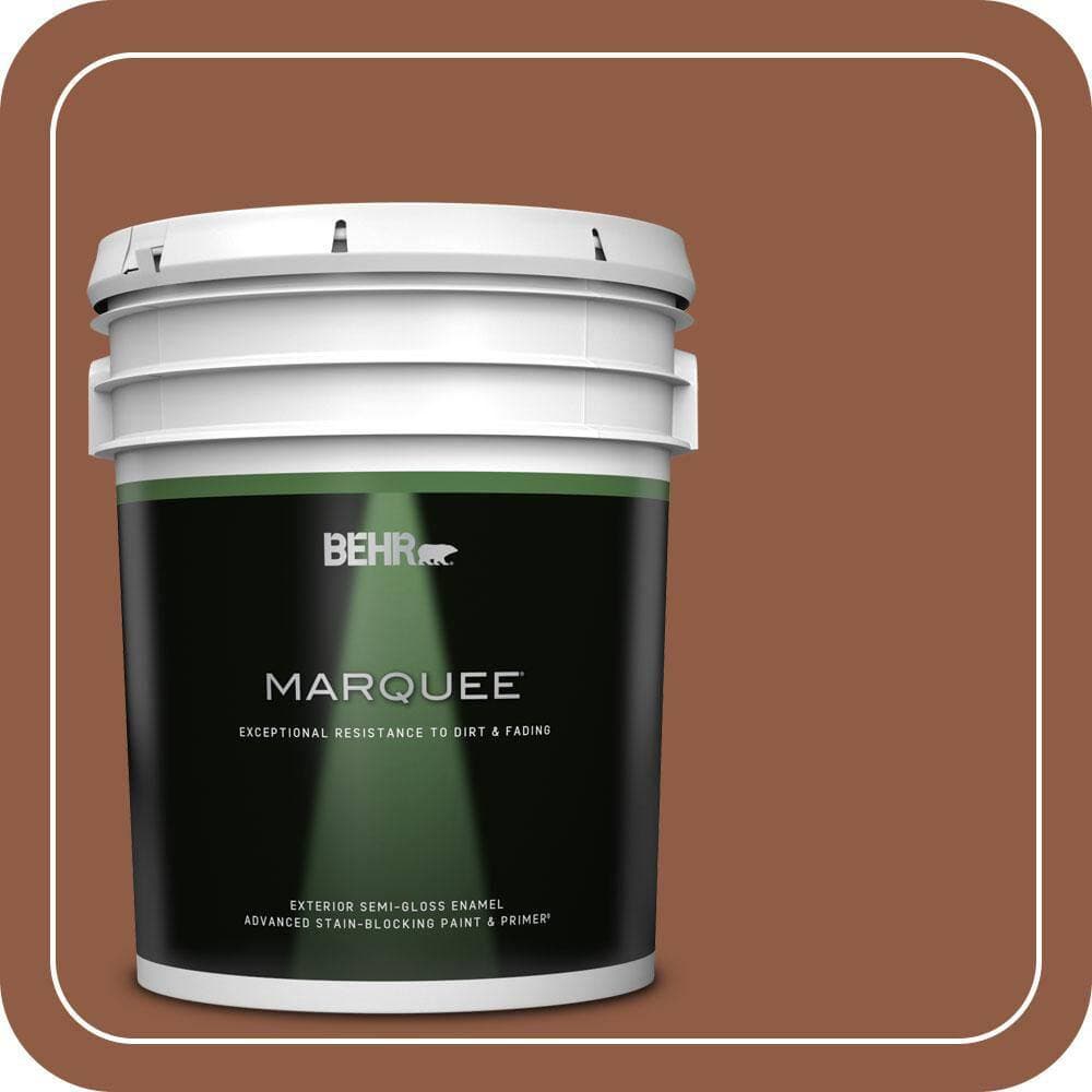 BEHR MARQUEE 5 gal. #PPU3-18 Artisan Semi-Gloss Enamel Exterior Paint & Primer