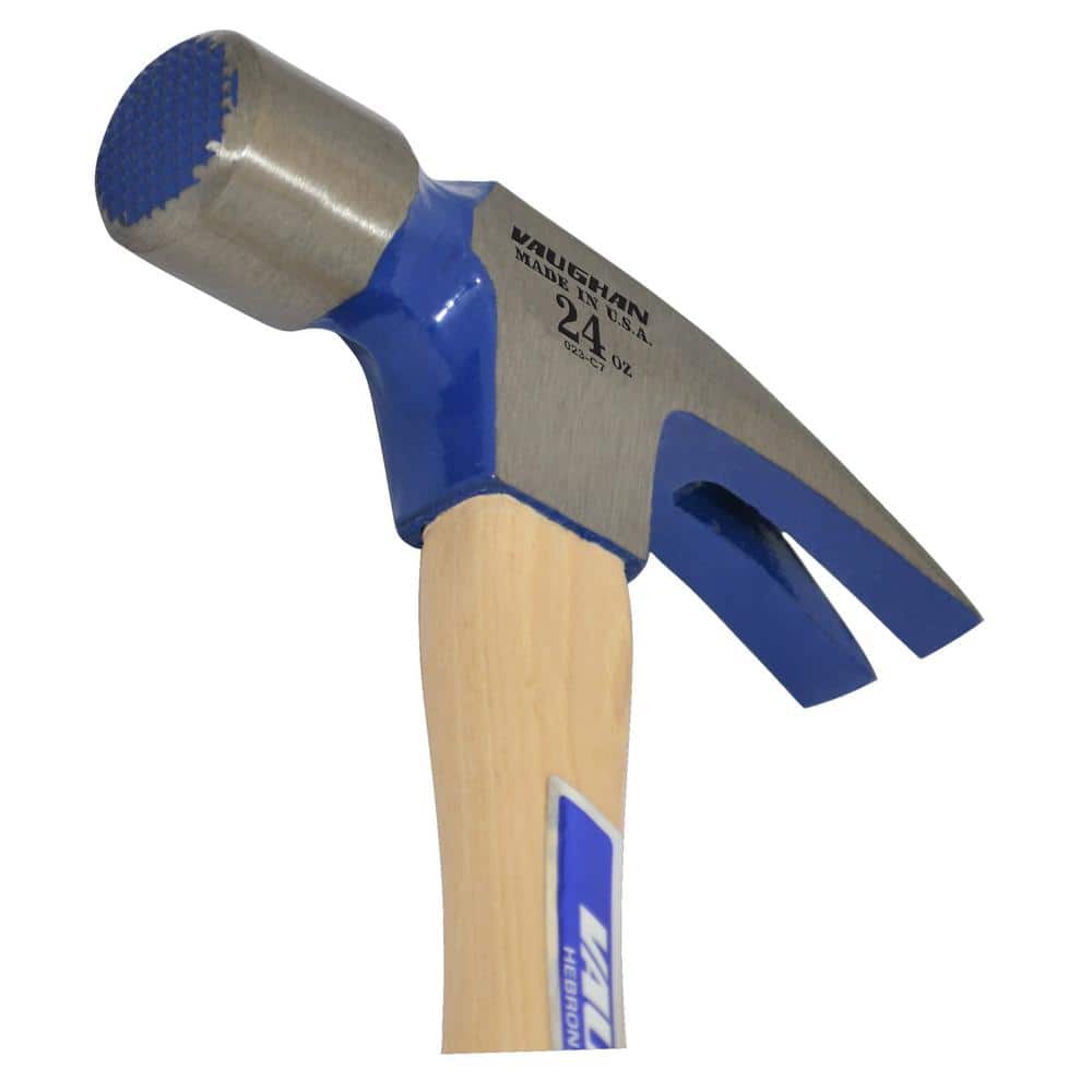 Vaughan 24 oz. Milled Face Framing Hammer, 17 in. Hardwood handle (3)