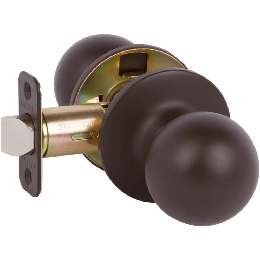 DELANEY HARDWARE Fairfield Classic Style Oil Rubbed Bronze Round Shape Hall/Closet Door Knob (1)