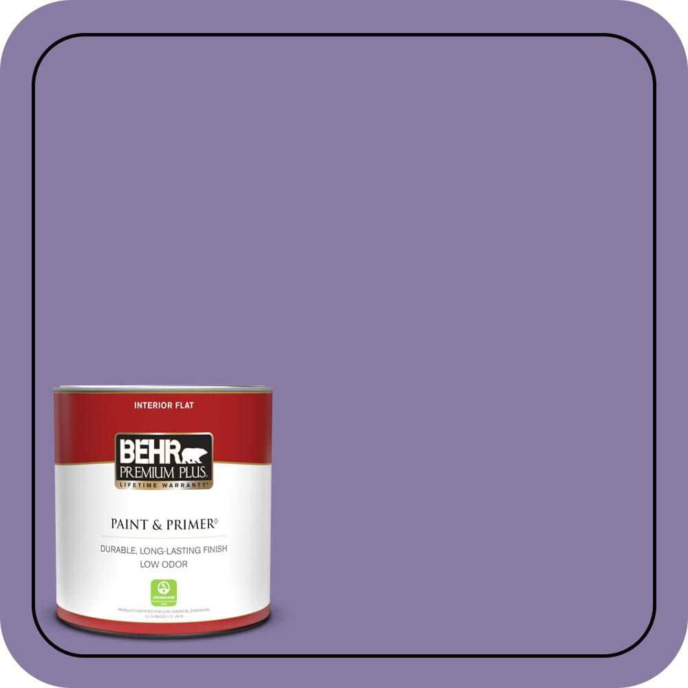 BEHR PREMIUM PLUS 1 qt. #M560-5 Second Pour Flat Low Odor Interior Paint & Primer