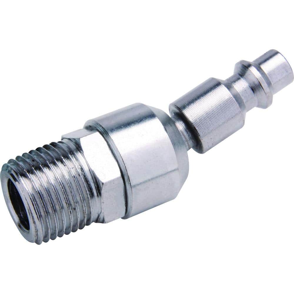 Freeman Zinc 1/4 in. x 3/8 in. Male to Male Swivel Industrial Plug