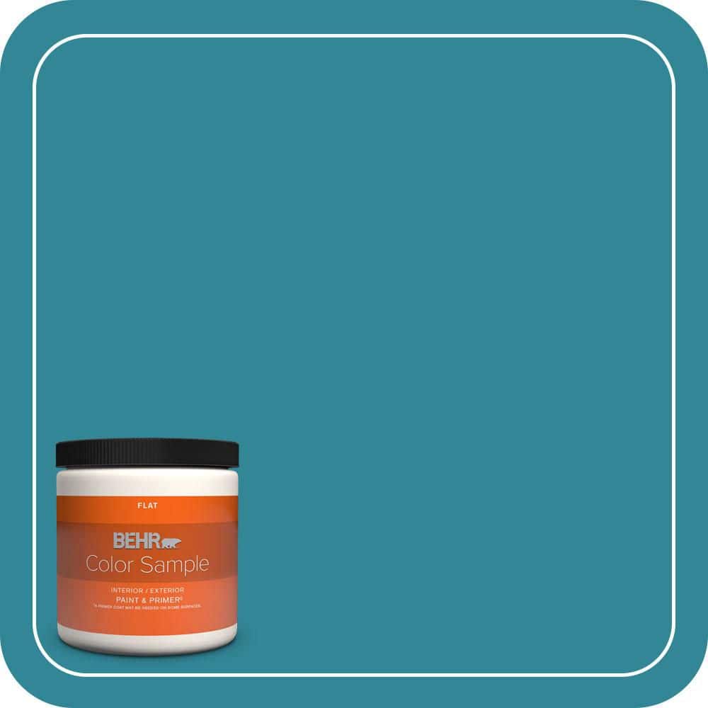 BEHR PREMIUM PLUS #M470-6 Precious Stone Flat Interior/ & Primer Color Sample (1)