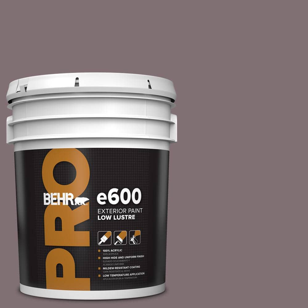 BEHR PRO 5 gal. #N110-5 Royal Raisin Low Luster Exterior Paint
