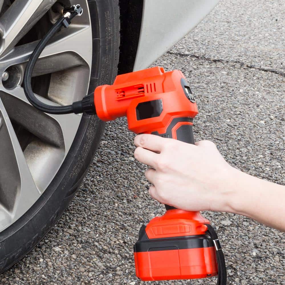 Stalwart 20-Volt Cordless Tire Inflator (2)