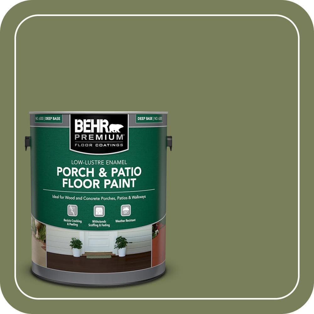 BEHR PREMIUM #410F-6 Low-Lustre Enamel Interior/Exterior Porch and Patio Floor Paint (1)