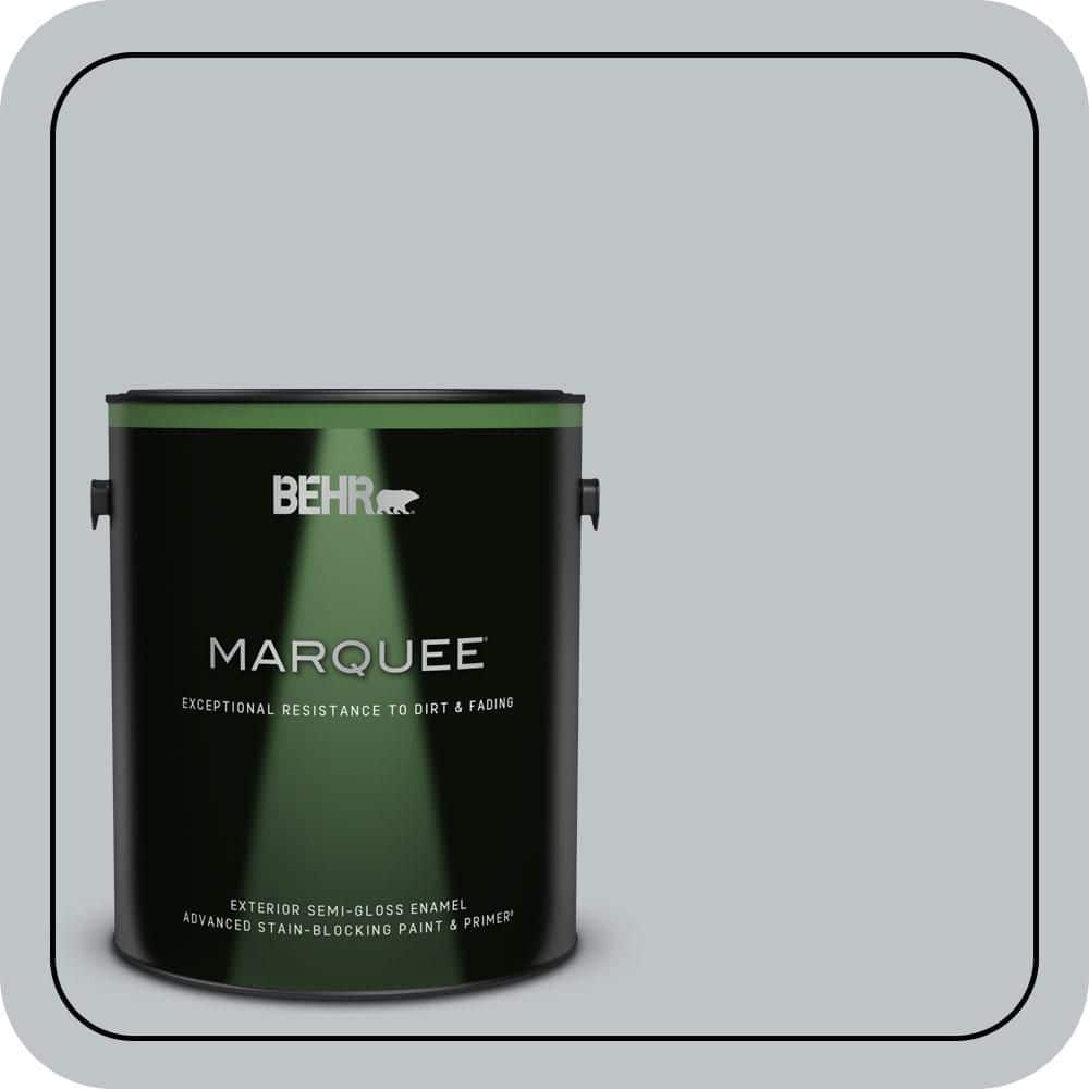 BEHR MARQUEE 1 gal. #N510-2 Galactic Tint Semi-Gloss Enamel Exterior Paint & Primer (1)