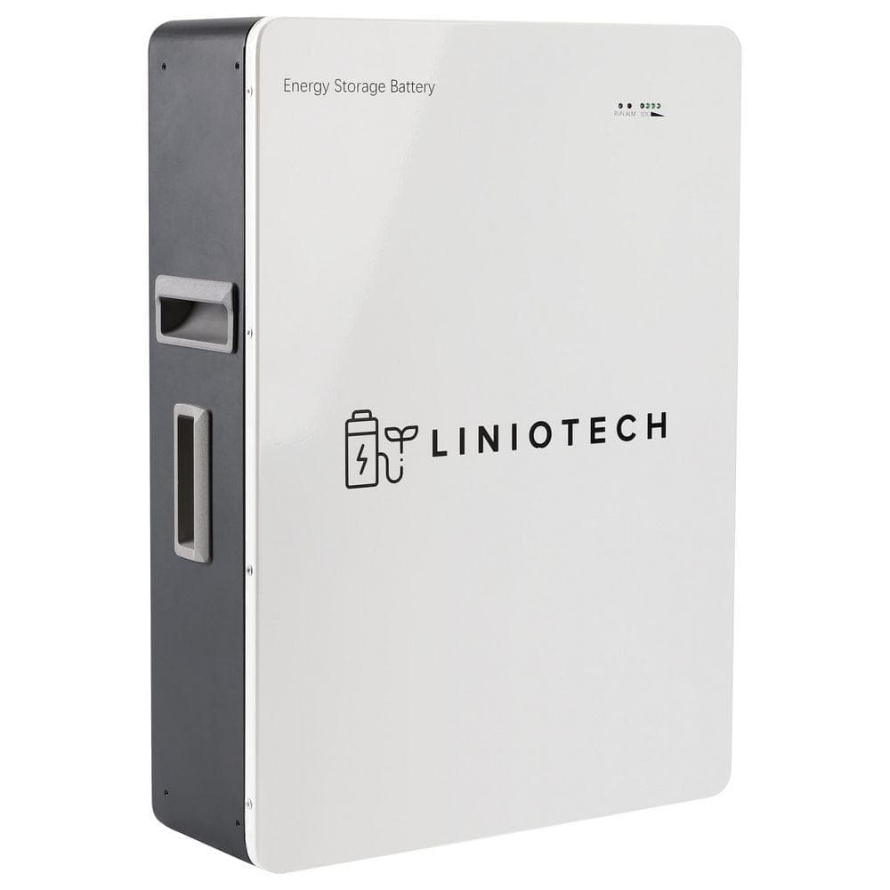 LINIOTECH 5.12kWh 48V 100Ah Server Rack/Wall Mount LiFePO4 Lithium Battery for Solar Energy Storage, Home Backup, Off-Grid System