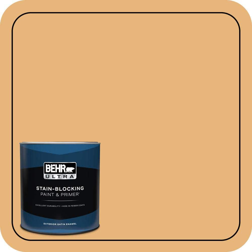 BEHR ULTRA 1 qt. #QE-20 Terra Sol Satin Enamel Exterior Paint & Primer (1)