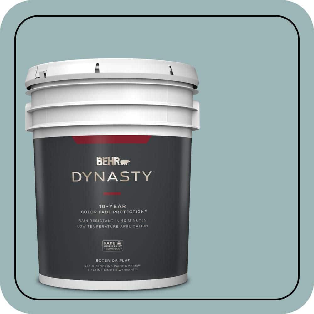 BEHR DYNASTY 5 gal. #PPU13-12 Harmonious Flat Exterior Stain-Blocking Paint & Primer