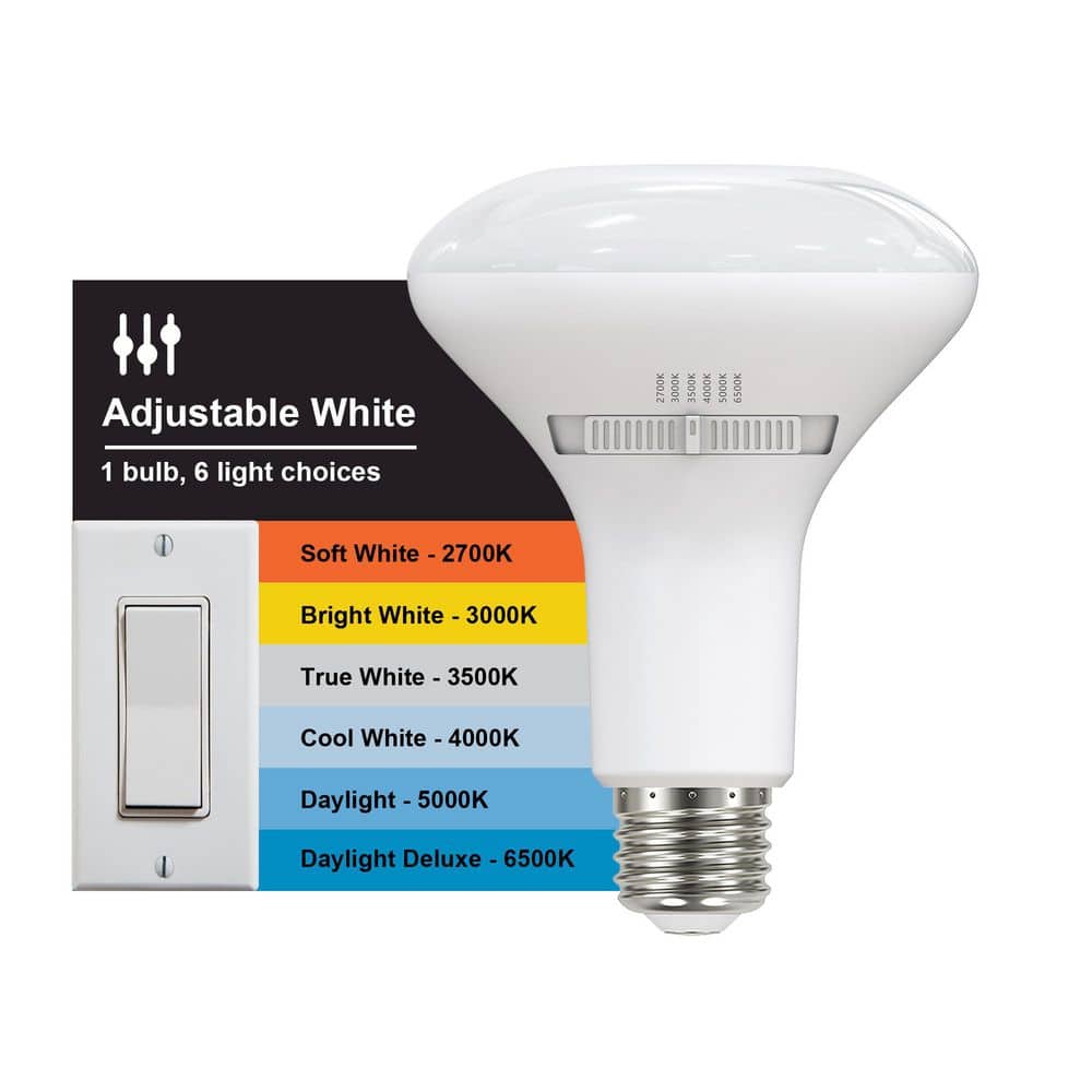 EcoSmart 65-Watt Equivalent BR30 Dimmable Motion Sensor LED Flood Light Bulb with Selectable Color Temperature (1-Pack) (3)