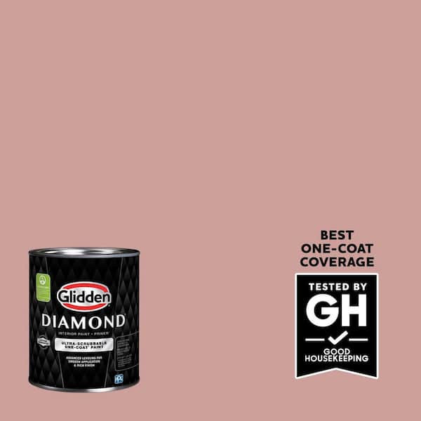 Glidden Diamond 1 qt. PPG1056-4 Raffia Cream Eggshell Interior Paint with Primer (2)