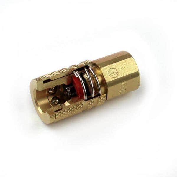 Primefit Extreme Performance 1/4 in. x 3/8 in. Brass Standard Hose Barb Industrial M-Style 6-Ball Coupler (10-Pack) (2)
