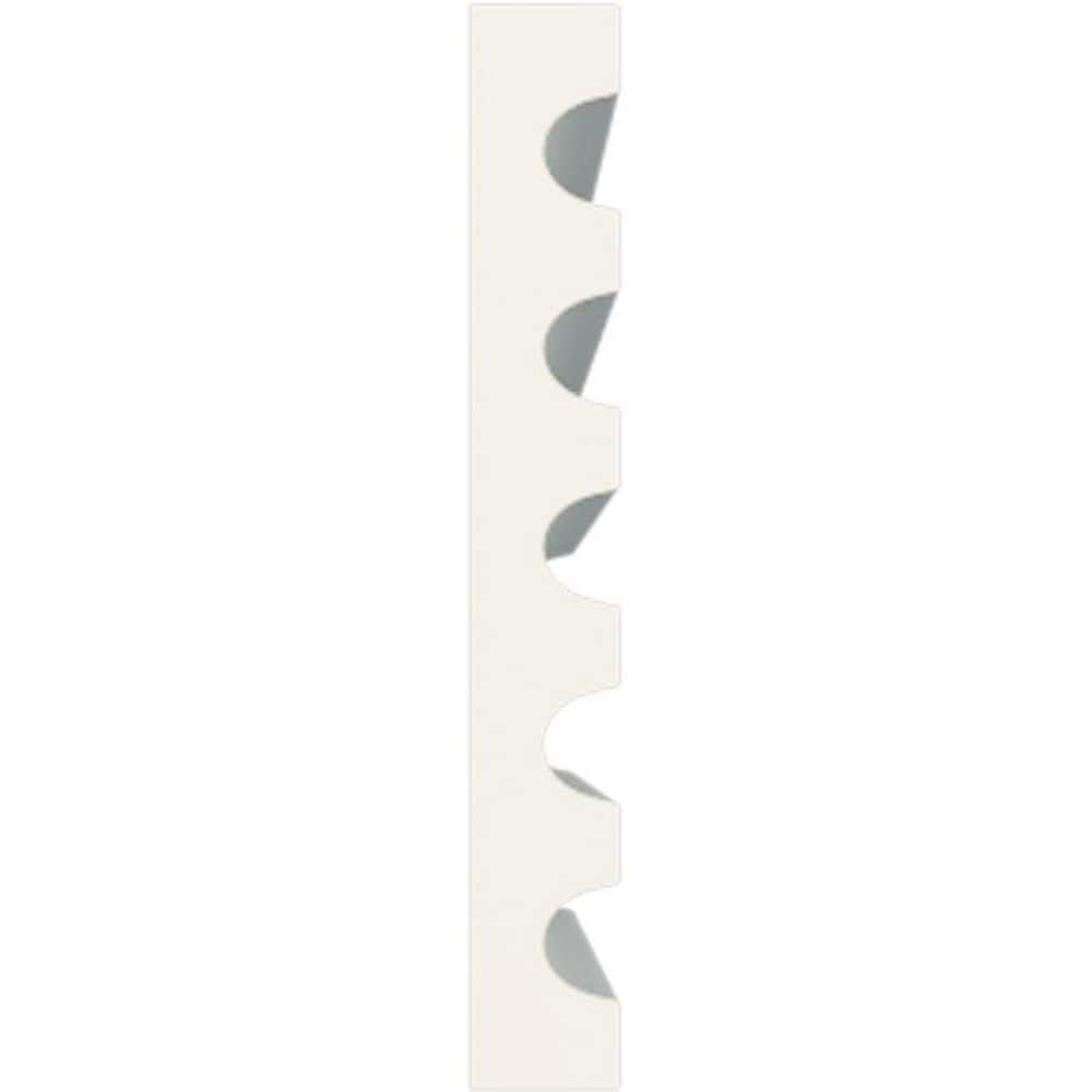 Ekena Millwork 5/8 in. x 5-1/8 in. x 78-3/4 in. Primed Polyurethane Fluted Casing (2)