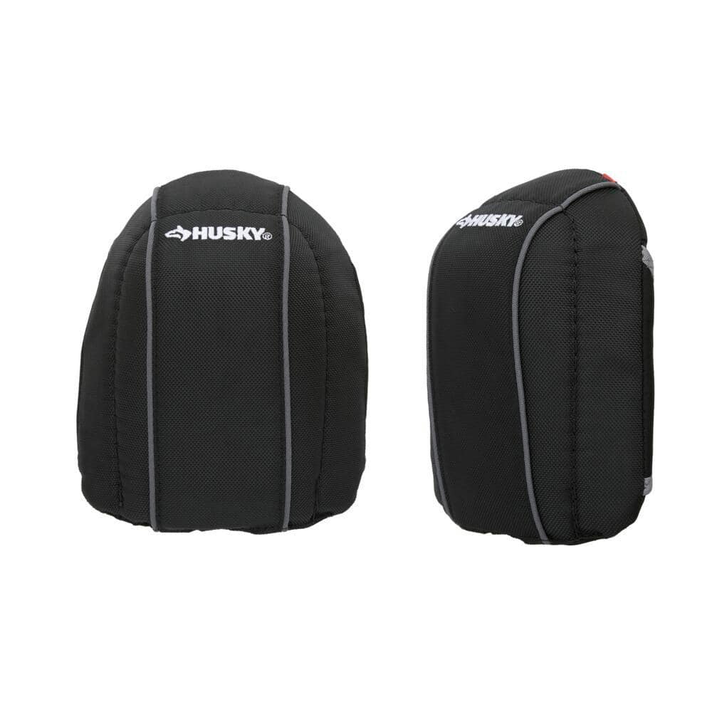 Husky Fabric Cap Foam Non-Marring Knee Pads (2)