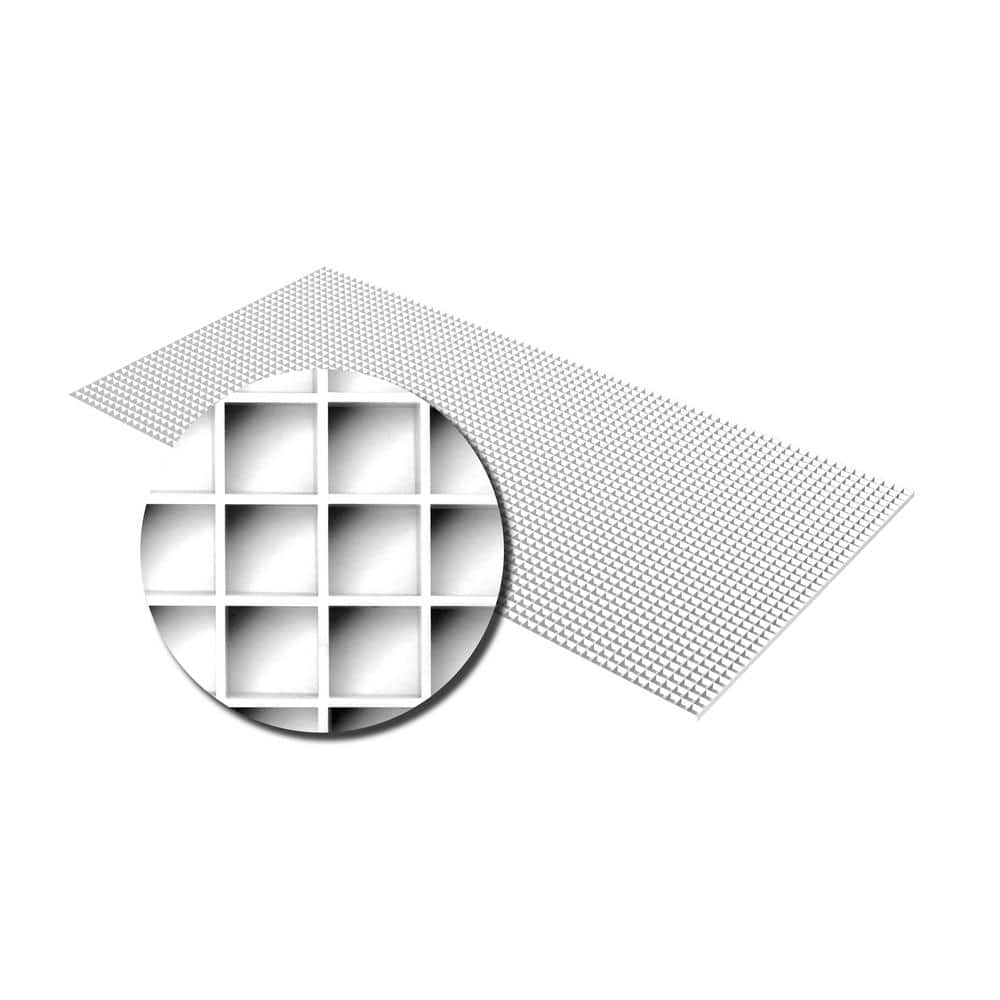 PLASKOLITE 24 in. x 48 in. White Egg Crate Lighting Louver (5-Pack) (2)