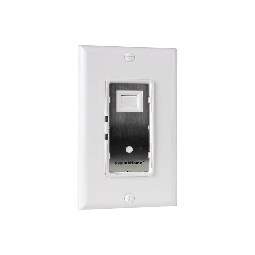 SkyLink SK-8 3-Way On-Off 5 Amp Smart Single-Pole Illuminated Antimicrobial Rocker Light Switch, White Each (2)