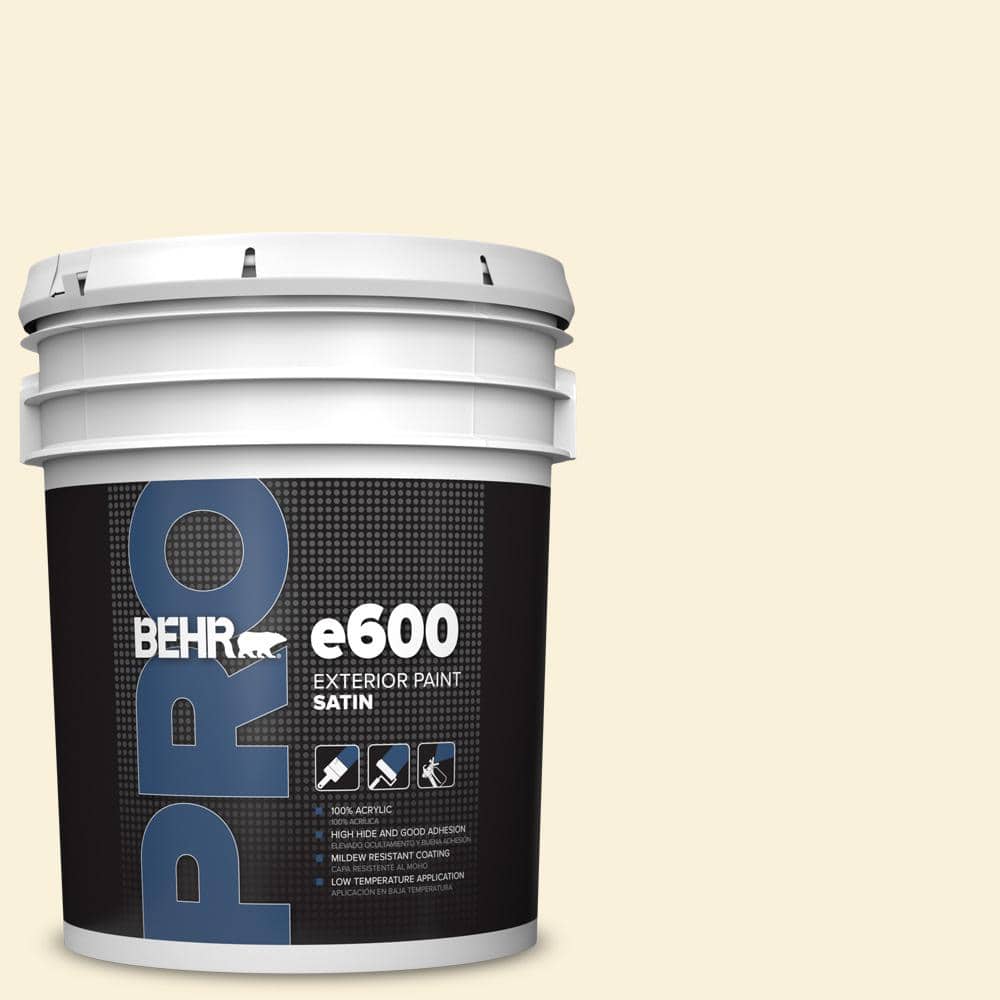 BEHR PRO 5 gal. #W-B-310 Glow Satin Exterior Paint