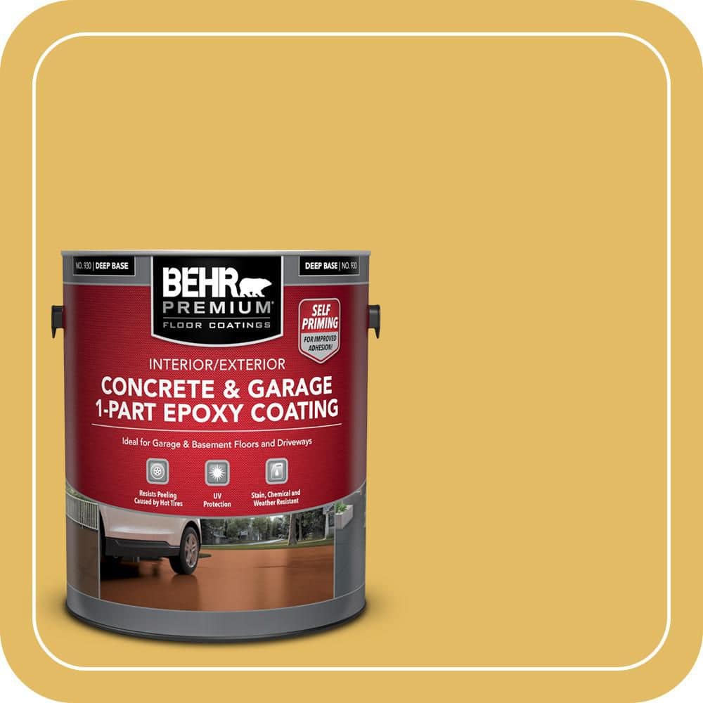 BEHR PREMIUM #MQ4-12 Self-Priming 1-Part Epoxy Satin Interior/Exterior Concrete and Garage Floor Paint (1)