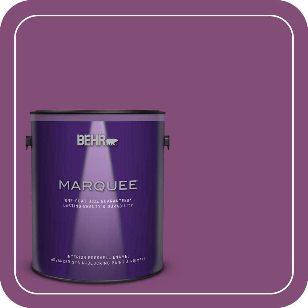 BEHR MARQUEE 1 gal. #T15-12 Graphic Grape Eggshell Enamel Interior Paint & Primer (1)