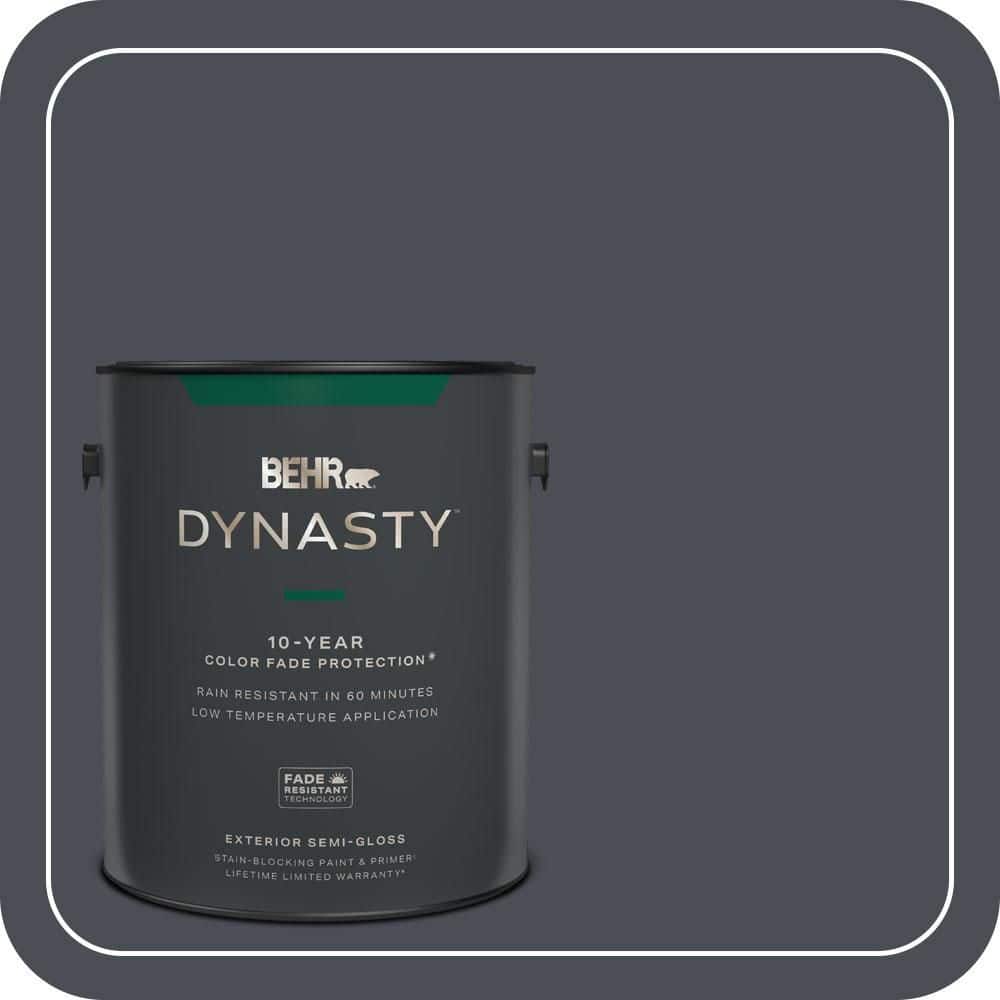 BEHR DYNASTY 1 gal. #PPU15-20 Poppy Seed Semi-Gloss Exterior Stain-Blocking Paint & Primer