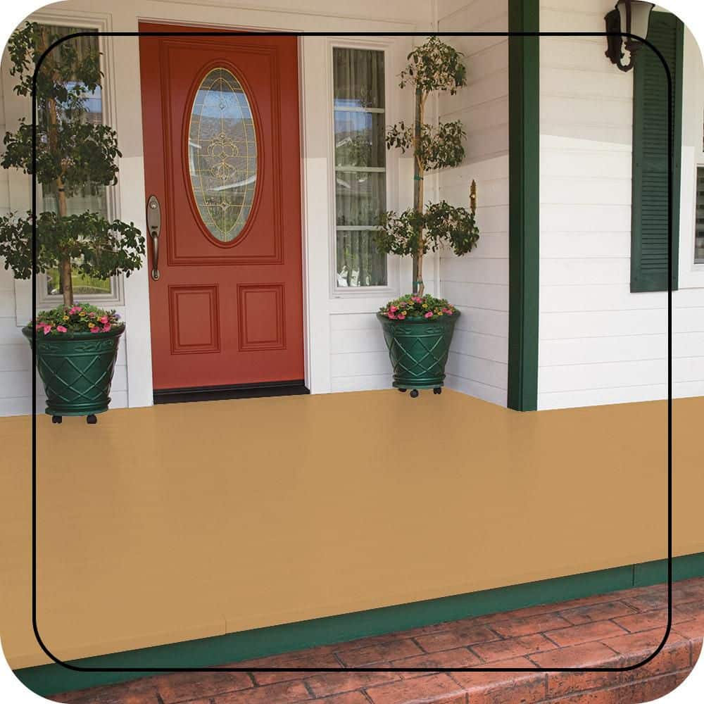 BEHR PREMIUM #M260-5 Low-Lustre Enamel Interior/Exterior Porch and Patio Floor Paint (2)