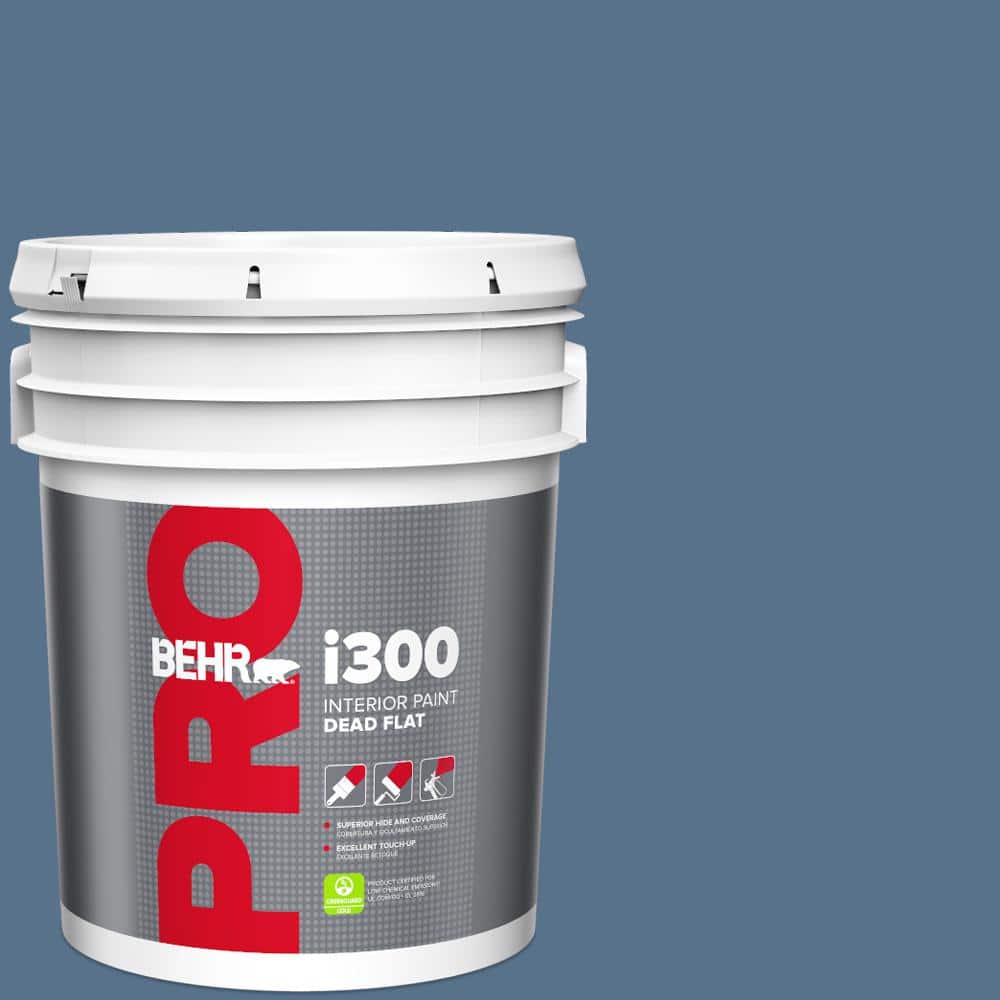 BEHR PRO 5 gal. #PPU14-01 Arrowhead Lake Dead Flat Interior Paint
