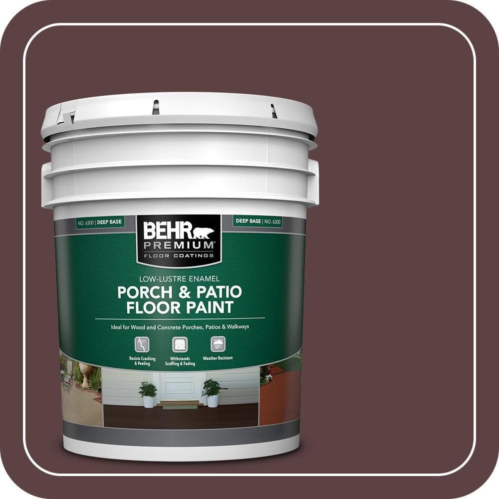 BEHR PREMIUM #SC-106 Low-Lustre Enamel Interior/Exterior Porch and Patio Floor Paint (1)