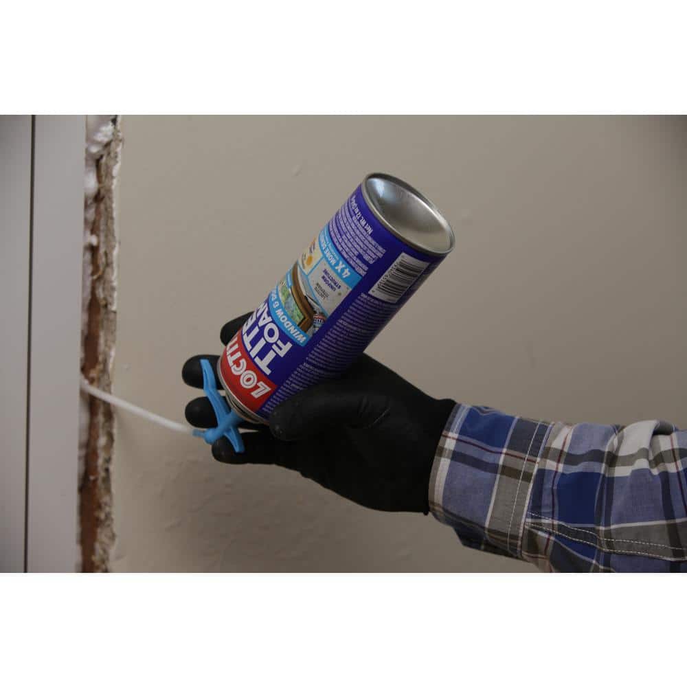Loctite Tite Foam Windows and Doors Spray Foam, Bright White, 12 oz. Can, Insulating Spray Foam Sealant (VOC) (4)