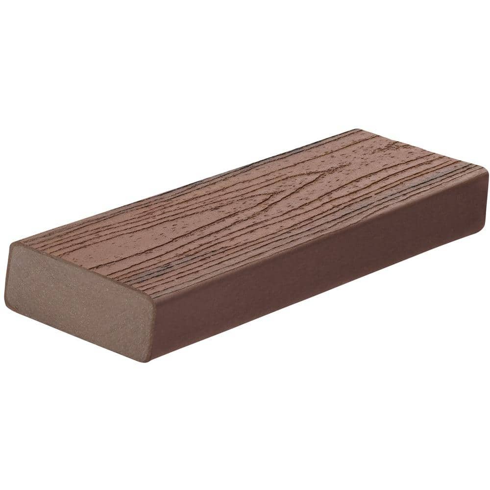 Trex Transcend 2 in. x 4 in. x 16 ft. Lava Rock Square Edge Composite Deck Board