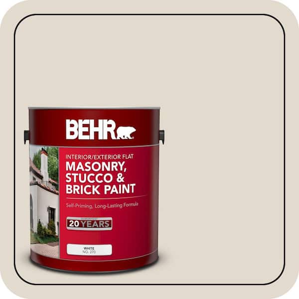 BEHR 1 gal. #MS-19 Meadowbrook Flat Interior/Exterior Masonry, Stucco and Brick Paint (2)