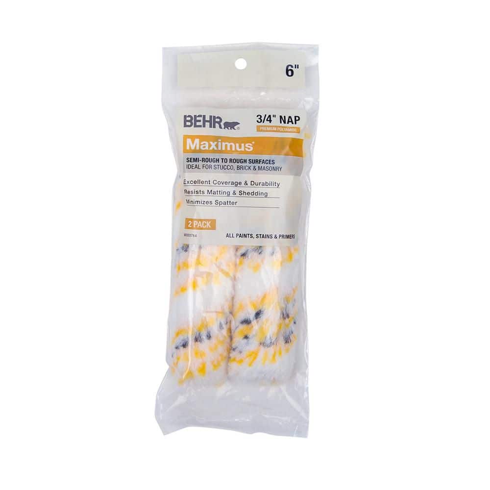 BEHR 6in. x 3/4 in. Maximus Polyamide Roller Covers (2-Pack)