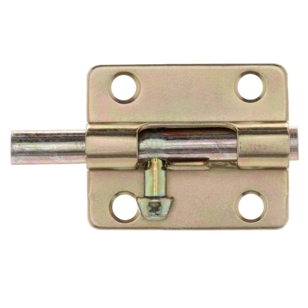 Everbilt 2-1/2 in. Satin Brass Barrel Bolt (2)