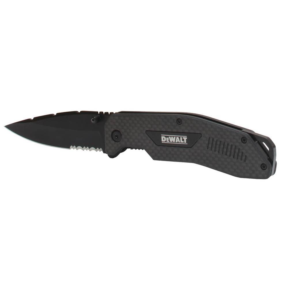 DEWALT 3-1/2 in. Folding Knife with Carbon Fiber Handle (2)