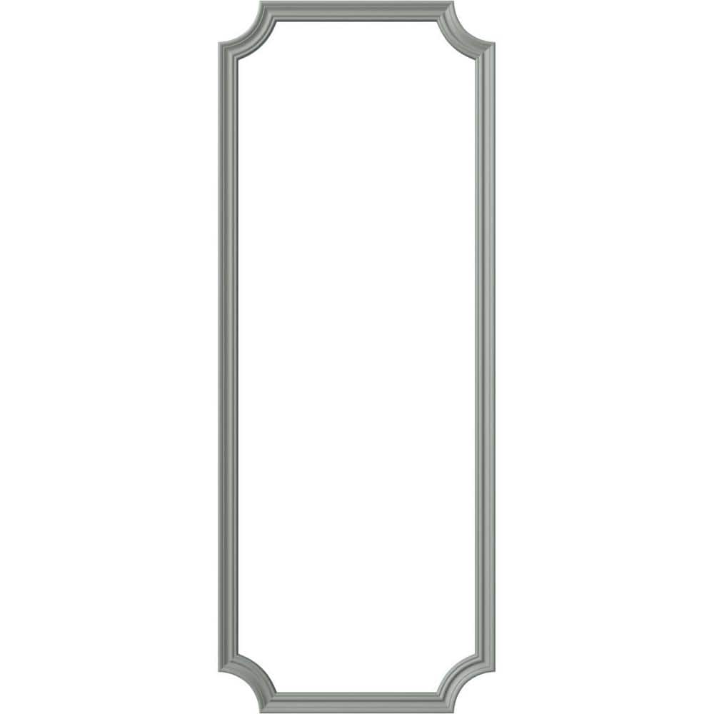 Ekena Millwork 28 in. W x 72 in. H Unfinished Polyurethane Panel Moulding Kit (Single Panel) (1)