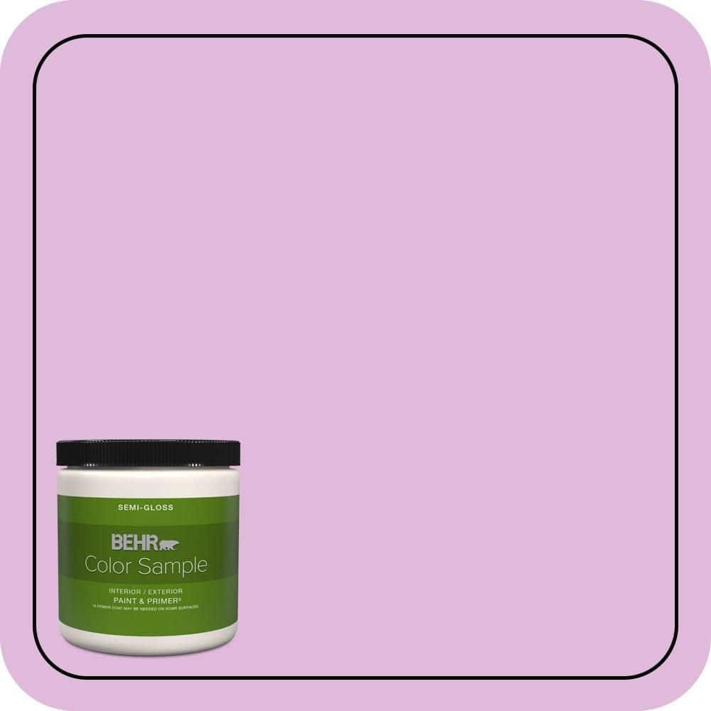 BEHR PREMIUM PLUS #670A-3 Posies Interior/Exterior Paint & Primer Color Sample (1)