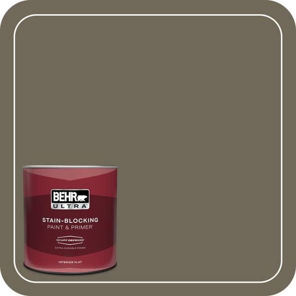 BEHR PREMIUM PLUS #770D-6 Sandwashed Driftwood Enamel Low Odor & Primer (3)