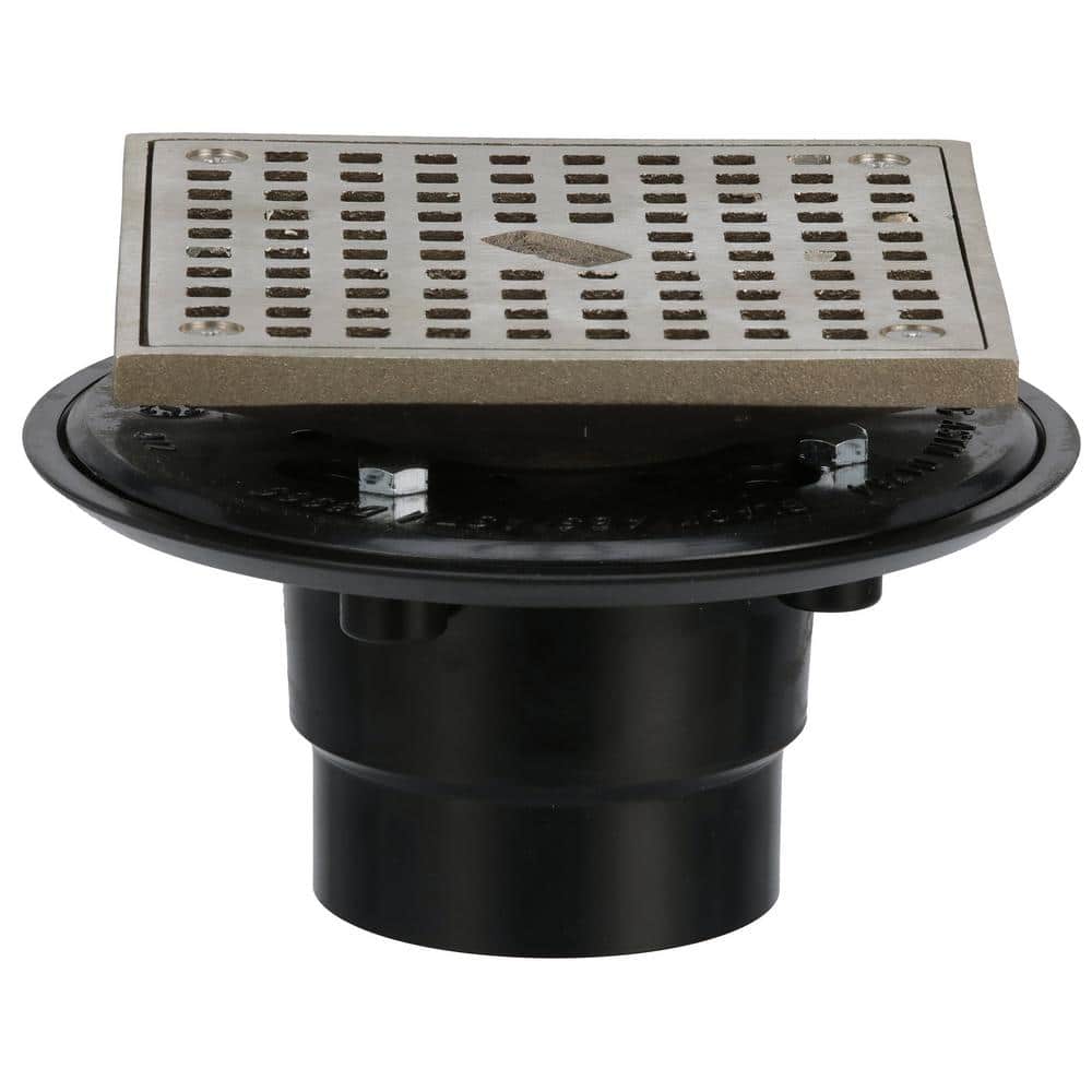 Zurn 6.5 in. Shower Drain Nickel (3)